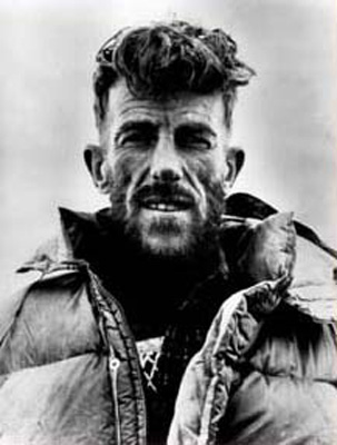 Edmund Hillary po zdobyciu Everestu